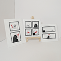 Ghost Heart Greeting Cards - Pack of 3